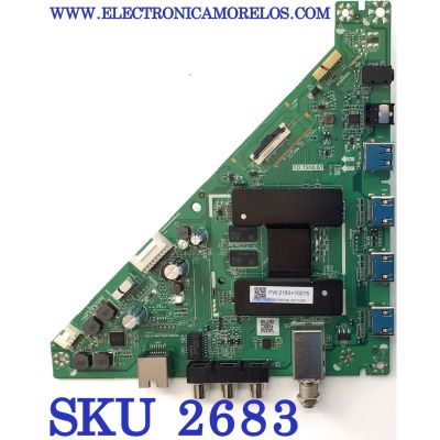 MAIN PARA SMART TV TOSHIBA 4K UHD / NUMERO DE PARTE CN2T100001I / TD.T950.67 / N21010315  / MODELO 32LF221U21